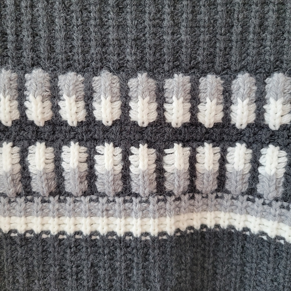 Zara Kids Gray Chunky Knit Sweater - Picture 5 of 8